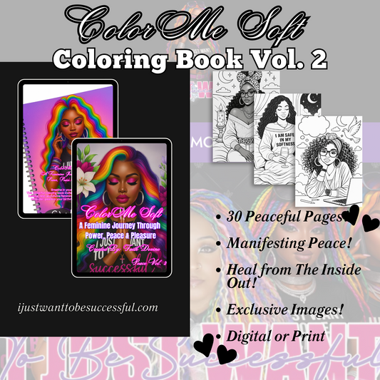Color Me Soft Coloring Book: (Vol. 2) Peace