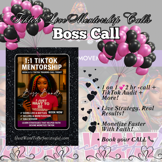 The TikTok Live Boss Up Call: Boss Bundle