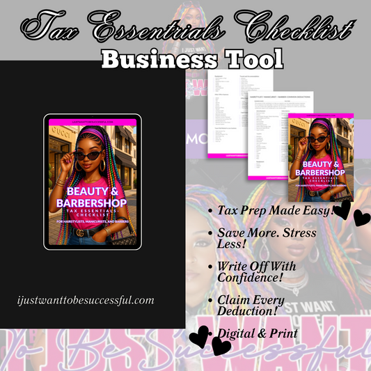 Beauty & Barbershop Tax Essentials Checklist