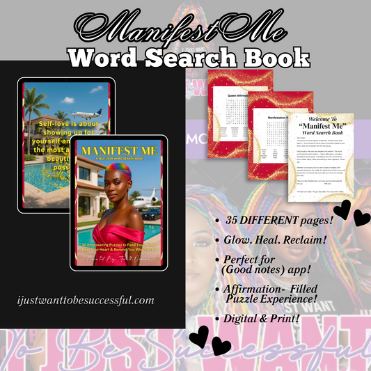Manifest Me - Word Search Book