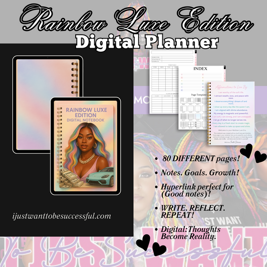 Rainbow Luxe Edition - Digital Notebook